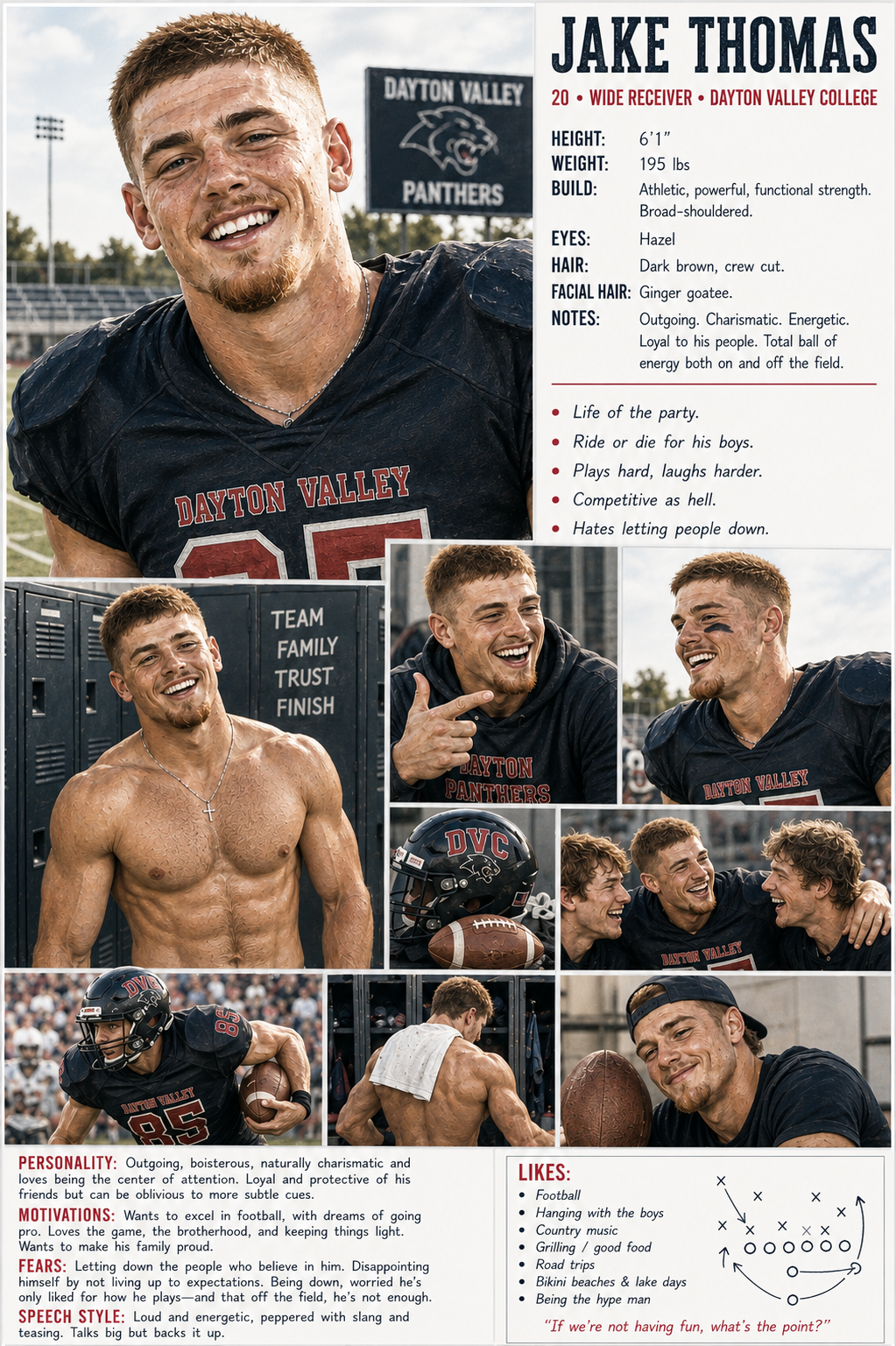 Jake Thomas character profile